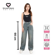UNISOO JEANS - CK8003-2 Highwaist Jeans | Culottes Jeans | Highwaist Women's Jeans | Loose Jeans | B