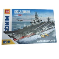 Assembled model of Aircraft Carrier, Fighter aircraft simulating Liaoning Aircraft Carrier with Airp