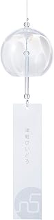 Aderia F71991 Tsugaru Vidro Wind Chime, White, Maximum 3.3 x Height 3.0 inches (8.4 x 7.6 cm), Color