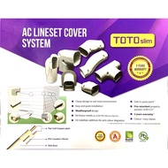 [READY STOCK] TOTO Slim 75mm (2"x3") Ducting (2meter length)