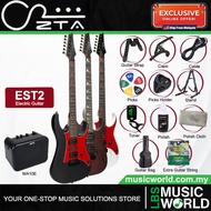 ZTA EST2 Super Stratocaster Electric Guitar Package Amplifier Bundle Set with Tremolo