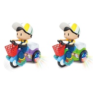 Mainan Anak Stunt Tricycle  Dynamic Lighting - Boy