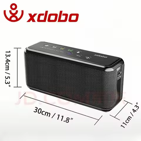 XDOBO X8 Max Portable Wireless Bluetooth Speakers 100W TWS Subwoofer with 2000mAh Emergency Power Su