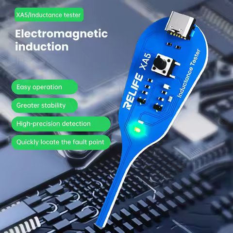 XA5 Motherboard Coil Tester for PC Repair Electromagnetic Induction Quick Fault Check Coil Tester In