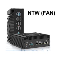 MINI PC Intel Alder Lake N100 NTW 4x2.5G RJ45 Lan DDR5 Multiple Systems Industrial Firewall Soft Rou