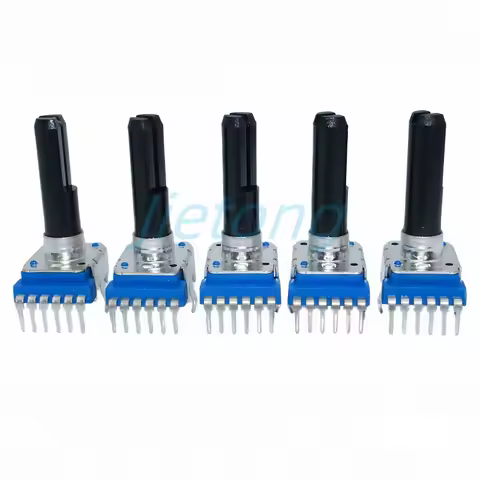 5pcs RK12 Dual 6Pin Potentiometer B10K A103 A203 A503 A104 Electronic Organ Speaker Audio Volume Adj