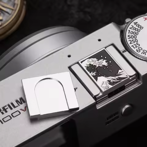 Camera Metal Hot Shoe Cover Protective Cap For Fuji X100V X100VI Leica Q2 Q Lumix S9 Sony A7C2 Nikon