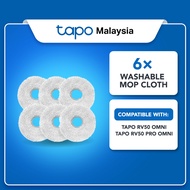 TP-Link Tapo RVA310 Robot Vacuum Washable Mop Cloth (6 Pcs)  For Tapo RV50 Pro Omni & Tapo RV50 Omni