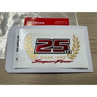 HONDA Japanese Standard CB400 CB1300 25TH Sticker (Red)