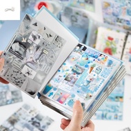 PARTYPALACE 3D Sticker Book, Cut Film Coil Cute Die-cut DIY Scrapbook Stickers, Japanese Style Carto