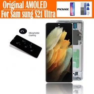 Original  6.8'' AMOLED Display For Samsung S21 Ultra LCD G998B Touch Screen Digitizer Assembly for S