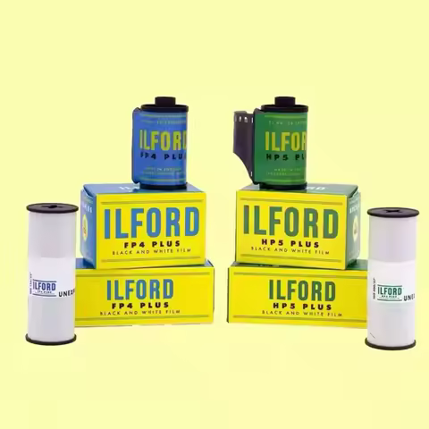 1-10 ROLLS 35mm Film Camera Vintage Edition ILFORD HP5 PLUS 400 / ILFORD FP4 PLUS 125 135 Film 120 B