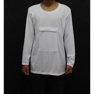 KELENGKAPAN PAKAIAN UMRAH HAJI (PUTIH) SINGLET HAJI UMRAH SELUAR JUBAH PUTIH BAJU TSHIRT KAIN 100% C