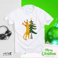 Merry Christmas T-shirt -W1T112022 - HoCha89 4c Thick, Smooth and Stretchy Fabric for Sewing High Qu