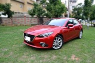 【ＦＢ搜尋：小蓁嚴選新古車買賣】2016年魂動Mazda3 5D外型亮麗內裝豐富有質感，頂級配備～里程少～就是新車2手價