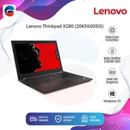 LENOVO Laptop Thinkpad X280 Intel Core i5 8250U 8GB 256GB SSD Win 10 [20KFA005ID]