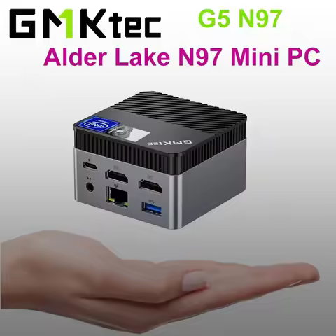 GMKtec G5 Intel Alder Lake N97 Mini PC Windows 11 Pro DDR5 4800Mhz M.2 2242 SATA WiFi 5 BT4.2 Protab