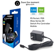 DOBE 15W Type-C charger 1.5M long for PS Portal PS5 Xbox Series SX Switch Pro Controller Phone PS5 C