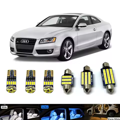 Car Interior Light LED For AUDI A1 A2 A3 A4 A5 A6 A7 8X 8Z 8L 8P 8V B5 B6 B8 8TA C5 C6 C7 S1 2 3 4 5