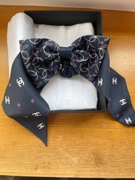 Chanel ribbon hair tie scrunchie accessory 蝴蝶結橡筋頭飾