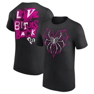 New Black AJ Lee Love Bites Back Printed Fashion Casual Men's Cotton T-shirt High Quality Y2K