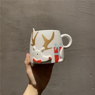 Starbucks Elk Partner Ceramic Mug Mug Hot Water Boiling Water Desktop Mug Clearance Special Offer Old Style