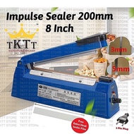 TKTT 200mm Plastic Impulse Sealer Machine Laminated Plastic Seal Packaging Sealing Mesin Pelekat Pla