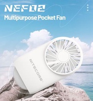 NITECORE - 【香港行貨】NEF02風扇 充電風扇 便攜式迷你手持風扇 LED照明燈