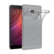 Crystal Clear ซิลิคอนนุ่ม TPU เคสสำหรับ Xiaomi Redmi Note 4