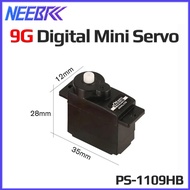 JX PS-1109HB Plastic Gear 4.8V-6V 9g 2KG Large Torque Micro Mini Motor Servo For 1/18 RC Car Plane B