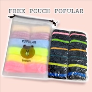 IKAT RAMBUT DONAT JUMBO BESAR FREE POUCH