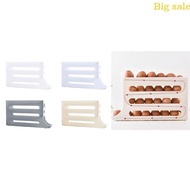 Mar Eggs Holder Space Saving Eggs Organizer 4-Level Automatic Rolling Eggs Dispenser