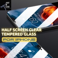 Apple iPhone 6 iPhone 6s iPhone 6 Plus + iPhone 6s Plus + Half Screen Transparent Clear Tempered Gla