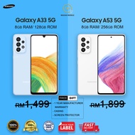 SAMSUNG Galaxy A33 5G [8GB+128GB] A53 5G [8GB+256GB] 100% Original 1 Year Manufacturer Warranty by S