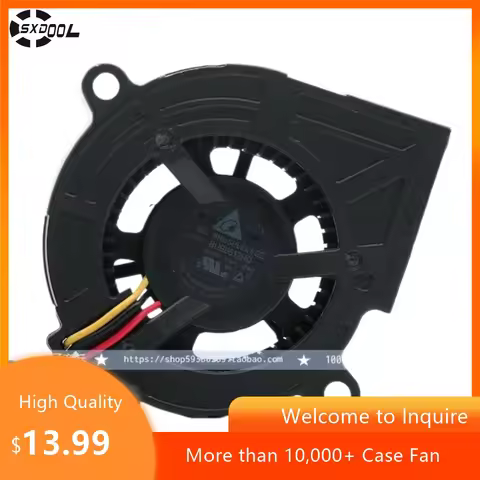 for Delta BUB0512HD 50mm 12V Turbine Blower Fan – 50x50x20mm, 0.18A, for Projectors, 3D Printers, El