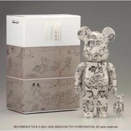 ~熊貓熊~全新 Bearbrick 400% & 100% 日本國寶 浮世繪 鳥獸人物戲畫