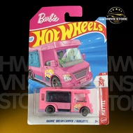 Hotwheels Barbie Dream Camper/Roulotte pink model car