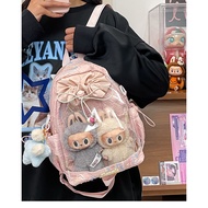 Kawaii Ita Backpack Doll Display Ita Bag Transparent Backpack Academic Style School Bag for Girls Mi