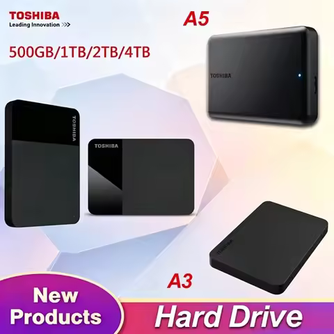 For Toshiba B3/A3/A5 Portable External USB3.0/3.2 Gen1 2.5 Inch HighSpeed TB/2TB/ Disco Rigido Exter