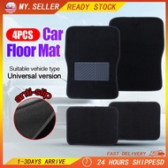 4pcs Universal  Car Floor Mat Avanza Carpet Checkmate Dadu Carpet Kereta Alas Kaki Kereta Karpet Dad