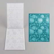 3D Embossing Folder Sea Shells Pattern Scrapbooking Supplies Craft Materials DIY Art Deco Background Photo Album