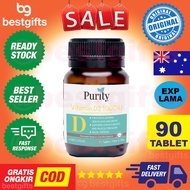 PURITY SUN VITAMIN D3 1000IU VITAMIN AUSTRALIA SUPLEMEN KEKUATAN OTOT TULANG DAN GIGI MENINGKATKAN K