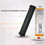 Coconut shell activated carbon filter element, filter element, water filter element