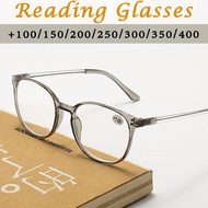OYKI แว่นตาอ่านหนังสือกรอบกลม2022,แว่นสายตายาวความละเอียดสูงกรอบวัสดุน้ำหนักเบามาก
