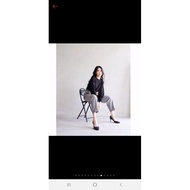 Ecinos brand rice blouse in black and white