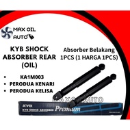 Absorber Rear Perodua Kelisa Kenari Belakang Brand KYB Kayaba Oil KA1M003 ⚠️1 Price , 1 pcs ⚠️