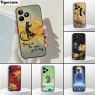 Realme C65s / C63 / C61 case with calligraphy image of peace, peace, parents, luck