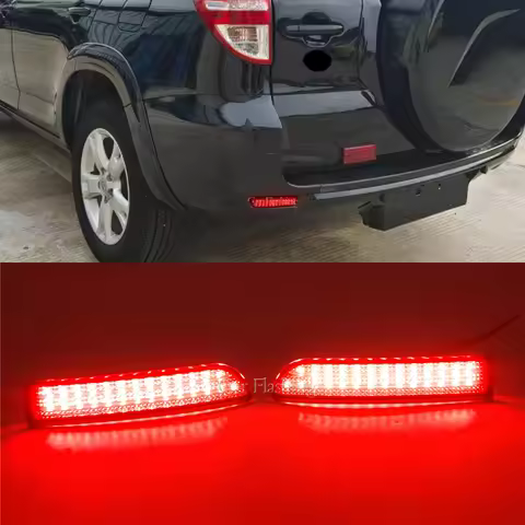 LED Rear bumper reflector light tail brake stop light rear fog lamp For Toyota Avensis Alphard Estim