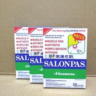 (3 Unit )x Salonpas Patch For Pain Relief  20's Exp-09/25