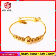 Cop 916 Emas Bangkok Emas Korea GM Mall Bangle Kid - Gelang Tangan Budak Gold Plated (EK-2320)